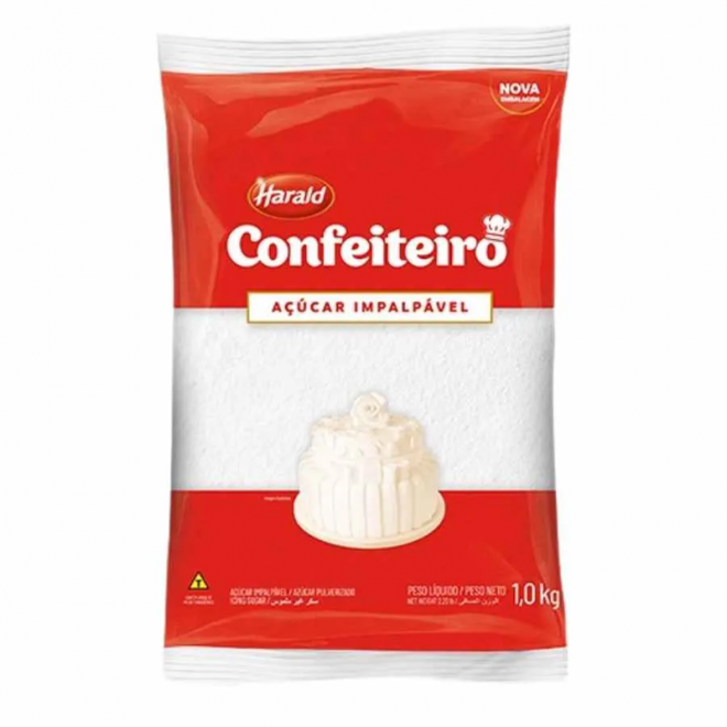 PRODUCAO - ACUCAR CONFEITEIRO HARALD 1KG