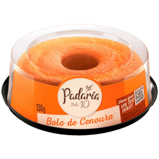 PADARIA NOTA 10 - BOLO 330G CENOURA