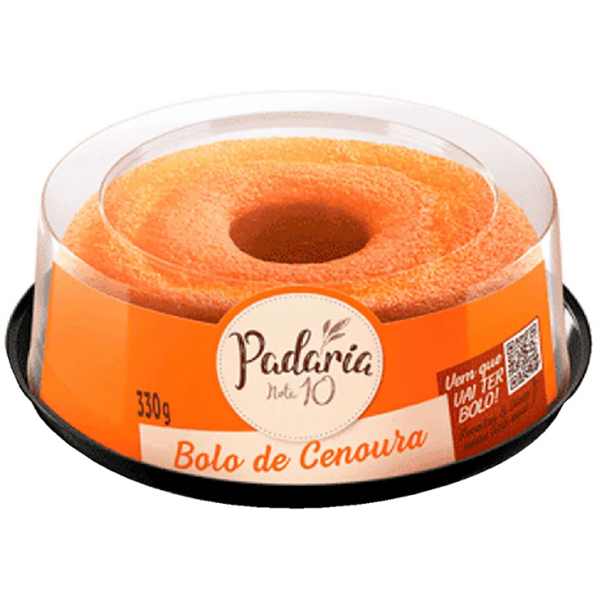 PADARIA NOTA 10 - BOLO 330G CENOURA