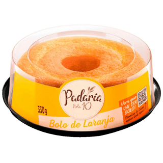 PADARIA NOTA 10 - BOLO 330G LARANJA