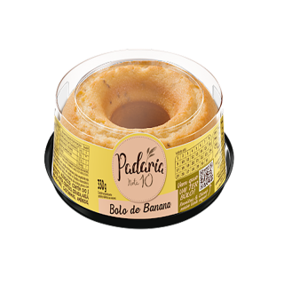 PADARIA NOTA 10 - BOLO 330G BANANA