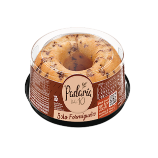 PADARIA NOTA 10 - BOLO 330G FORMIGUEIRO