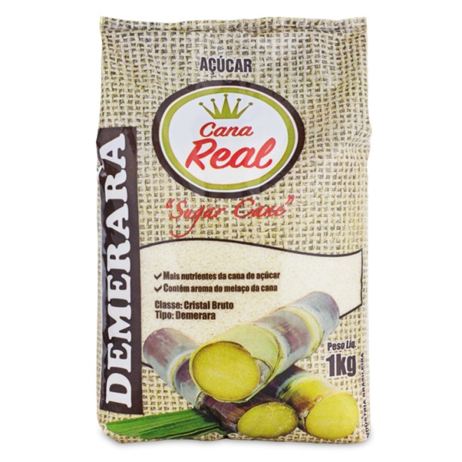 ACUCAR CANA REAL DEMERARA 1KG