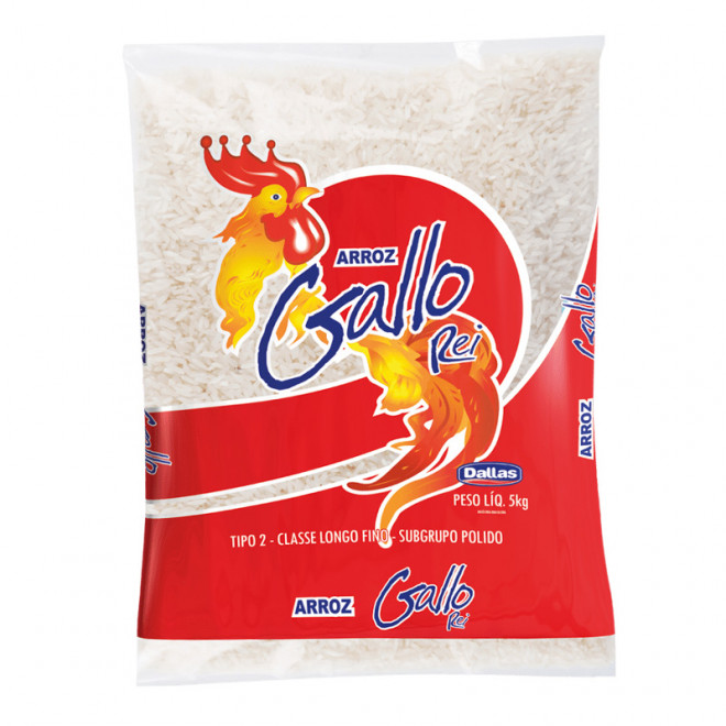 ARROZ GALLO REI T2 5KG G