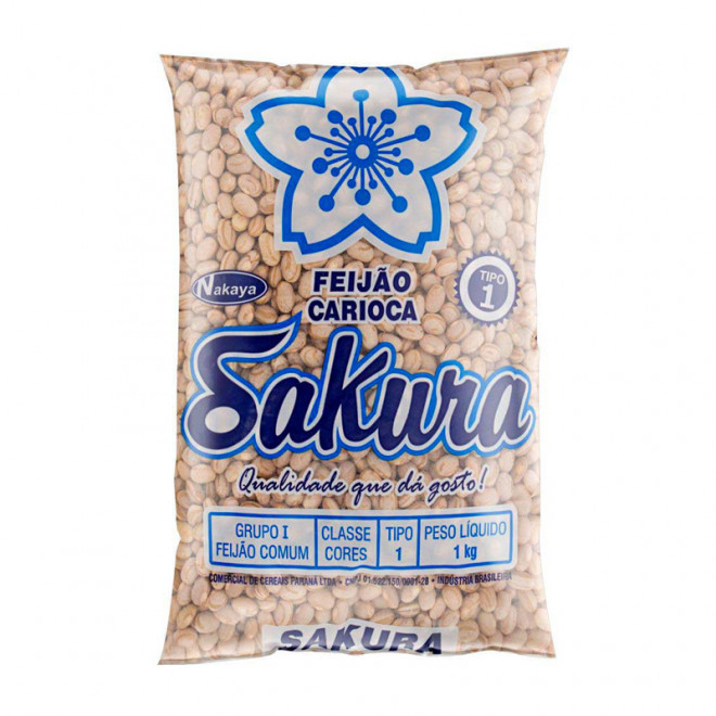 FEIJAO CARIOCA 1KG SAKURA