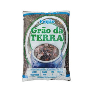 FEIJAO PRETO GRAO DA TERRA 1KG