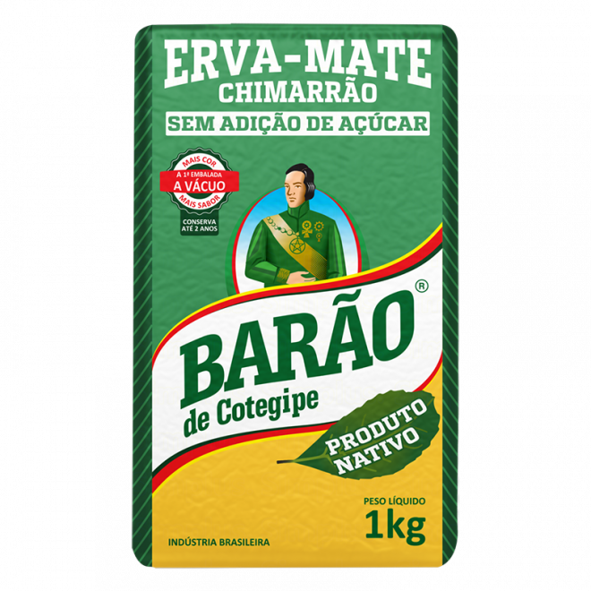 ERVA MATE BARAO VACUO 1KG NATIVA