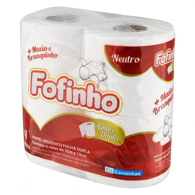 PAPEL HIG FOFINHO ABSOLUTE C/4UND NEUTRO