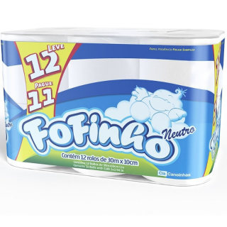 PAPEL HIG FOFINHO 30MTS LV12PG11 NEUTRO