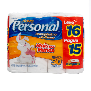 PAPEL HIG PERSONAL 30MTS LV16 PG15 NEUTRO