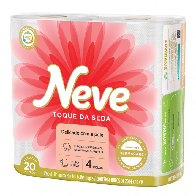 PAPEL HIG NEVE C/4UN TOQUE SEDA