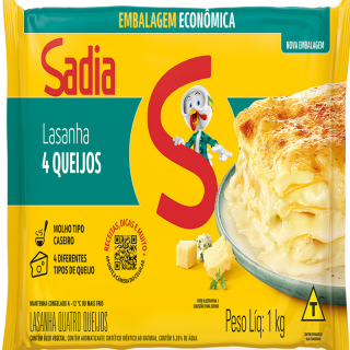 SADIA - LASANHA 1KG 4 QUEIJOS