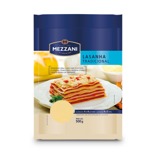 MASSA MEZZANI LASANHA 500G