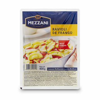 MASSA MEZZANI RAVIOLI FRANGO 400G