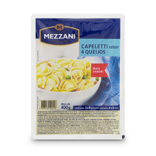MASSA MEZZANI CAPELETTI 400G 4QUEIJOS