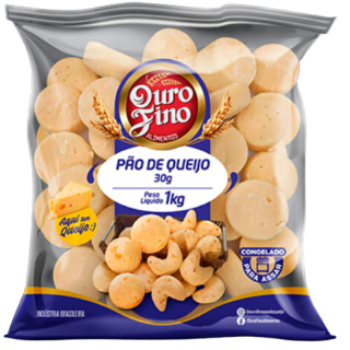 PAO QUEIJO OURO FINO 1KG COQUETEL