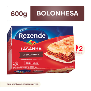REZENDE - LASANHA 600G BOLONHESA