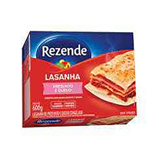 REZENDE - LASANHA 600G PRESUNTO QUEIJO