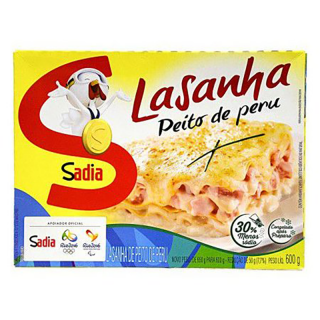 SADIA - LASANHA 600G PEITO PERU