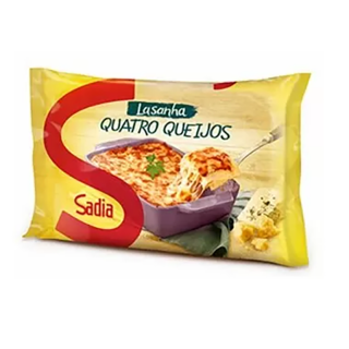 SADIA - LASANHA 600G QUATRO QUEIJOS