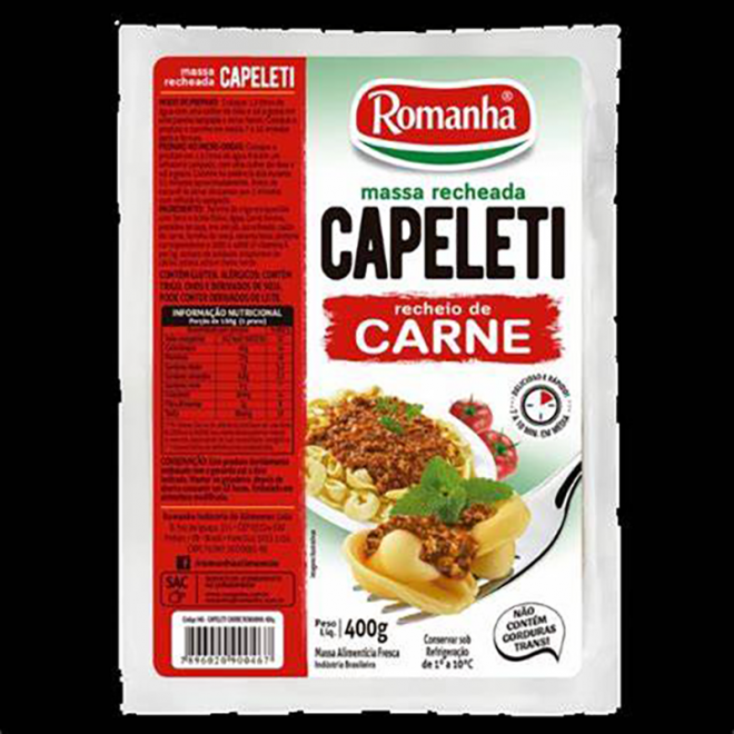 ROMANHA CAPELETTI 400G CARNE