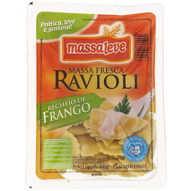 ROMANHA RAVIOLI 400G FRANGO