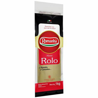 ROMANHA MASSA PASTEL ROLO 1KG