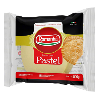 ROMANHA MASSA PASTEL DISCO 500G