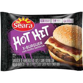 SEARA - HOT HIT 145G X BURGUER BARBECUE