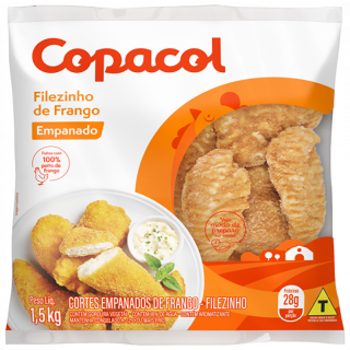 COPACOL - FILEZINHO FRANGO EMPANADO 1,5KG