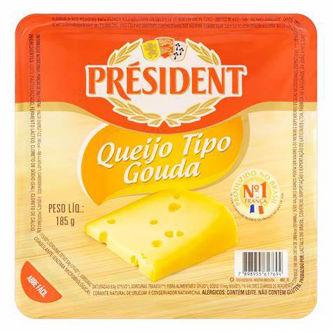 QUEIJO PRESIDENT GOUDA 185G