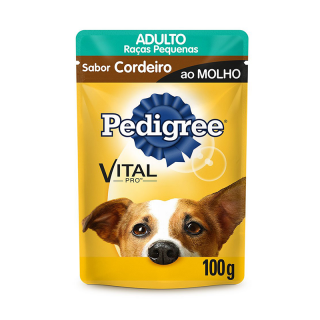 RACAO PEDIGREE SACHE 100G ADULTO CORDEIRO