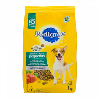 RACAO PEDIGREE ADULTO 1KG RACAS PEQUENAS
