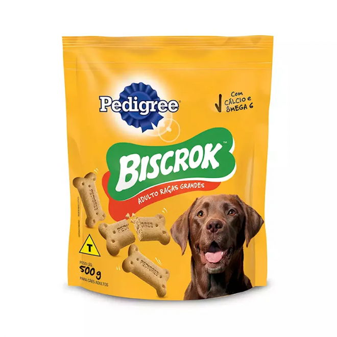 RACAO PEDIGREE BISCROK 500G MAXI