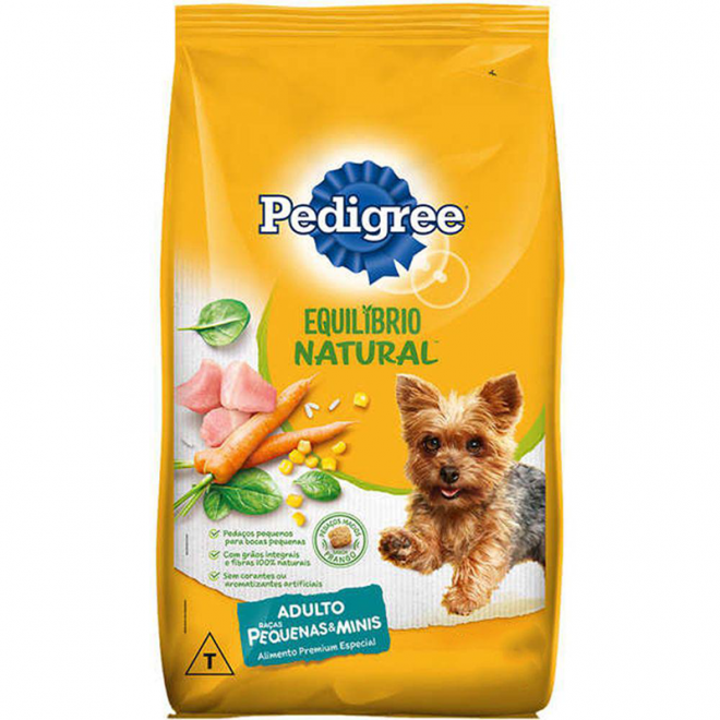 RACAO PEDIGREE EQUILIBRIO 1KG RACAS PEQUENAS