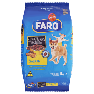 RACAO FARO 1KG FILHOTES