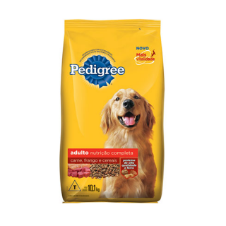 RACAO PEDIGREE 10.1KG ADULTO CARNE FRANGO CEREAIS