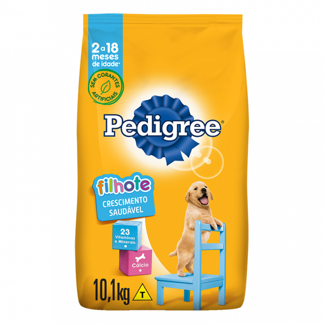 RACAO PEDIGREE 10.1KG FILHOTES RACAS MEDIAS GRANDES