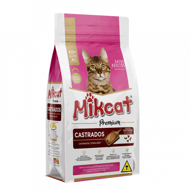 RACAO MIKCAT 1KG CASTRADOS