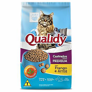RACAO QUALIDY CAT 1KG CASTRADOS FRANGO