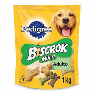 RACAO PEDIGREE BISCROK 1KG ADULTO