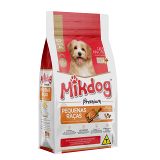 RACAO MIKDOG PREMIUM 10,1KG PEQ RACAS