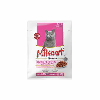 RACAO MIKCAT SACHE 85G FILHOTES