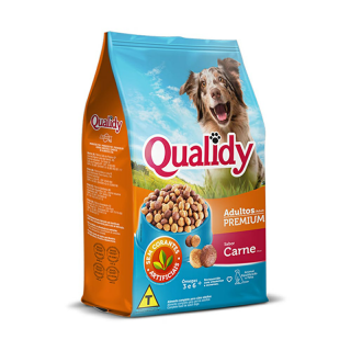 RACAO QUALIDY ADULTO 1KG CARNE