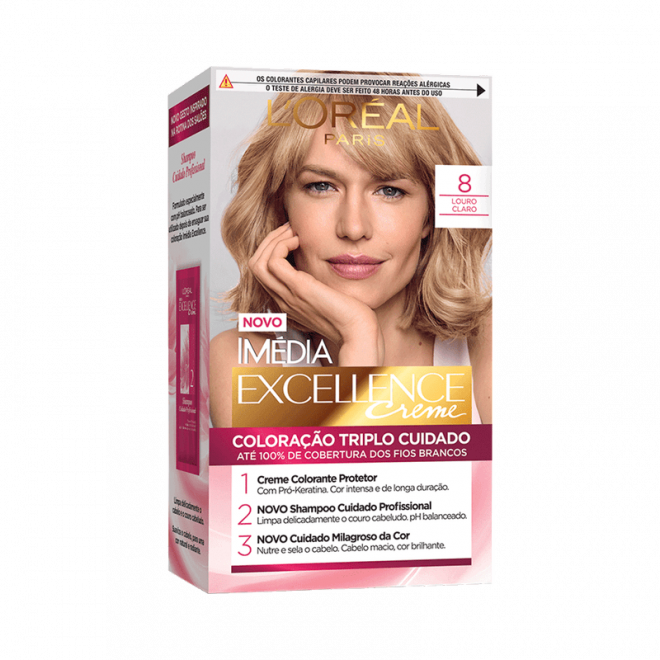 TINTURA IMEDIA EXCELLENCE KIT 8