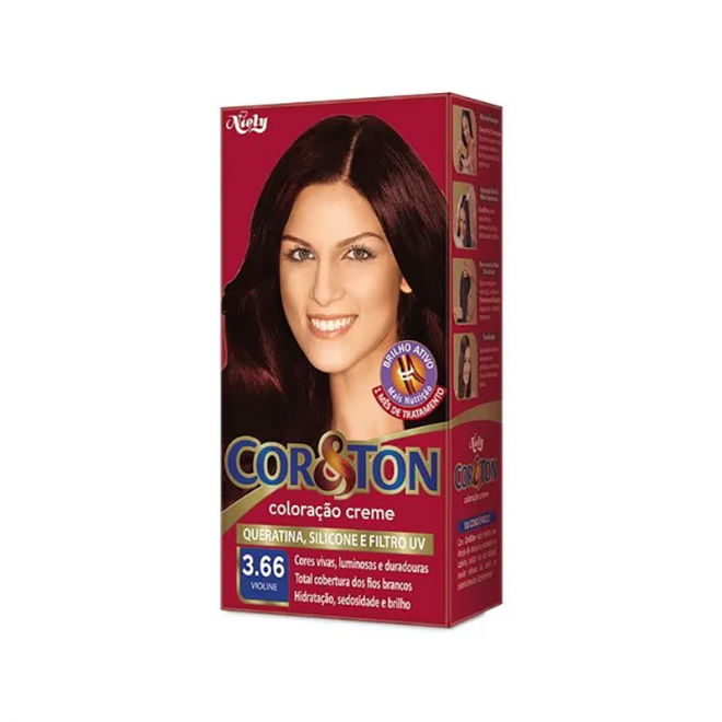 TINTURA COR&TON KIT PRATICO VERMELHOS 3.66