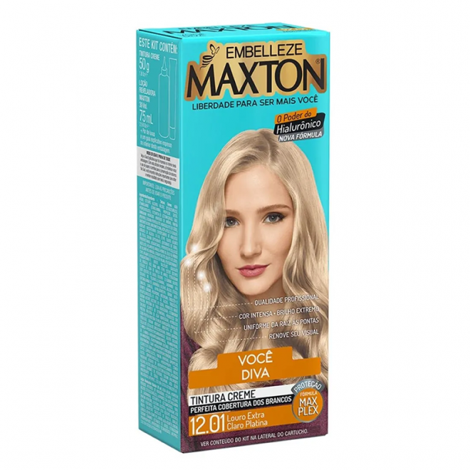 TINTURA MAXTON KIT PRATICO 12.01