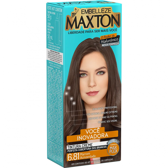 TINTURA MAXTON KIT PRATICO 6.81