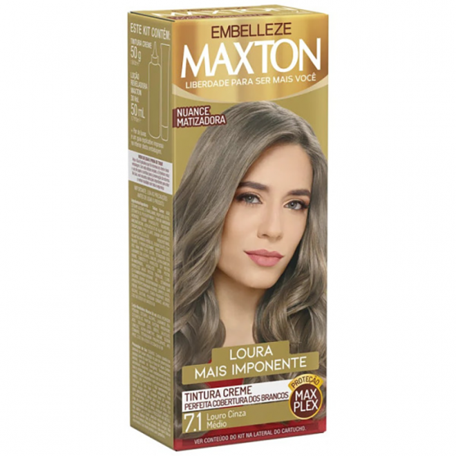 TINTURA MAXTON KIT PRATICO 7.1