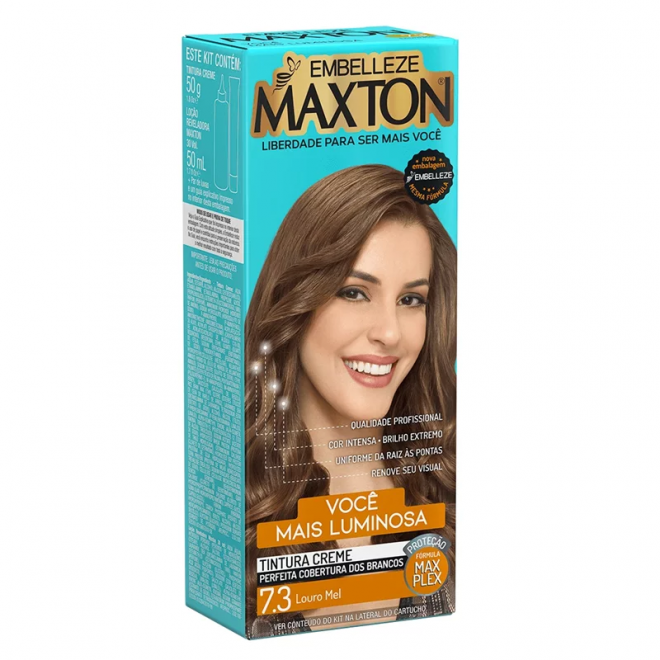 TINTURA MAXTON KIT PRATICO 7.3